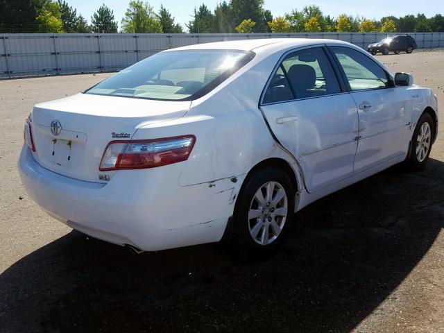 4T1BB46K17U019464 - 2007 TOYOTA CAMRY NEW WHITE photo 4