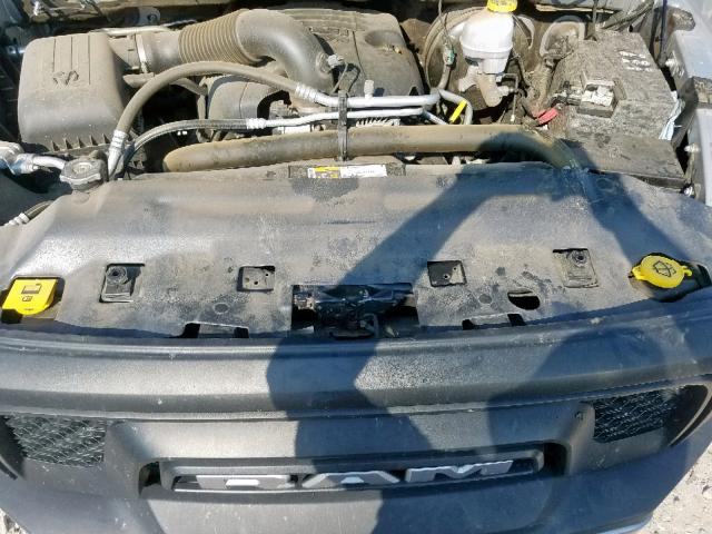 1C6RR7YTXHS828570 - 2017 RAM 1500 REBEL ნაცრისფერი ფოტო 7