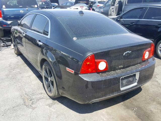 1G1ZC5E05CF249053 - 2012 CHEVROLET MALIBU 1LT BLACK photo 3