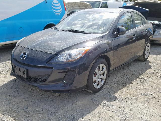 JM1BL1TG0D1782945 - 2013 MAZDA 3 I BLACK photo 2