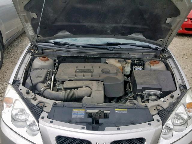 1G2ZF55B264281057 - 2006 PONTIAC G6 SE GRAY photo 7