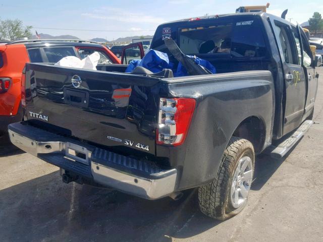 1N6BA0EC8EN511181 - 2014 NISSAN TITAN S BLACK photo 4