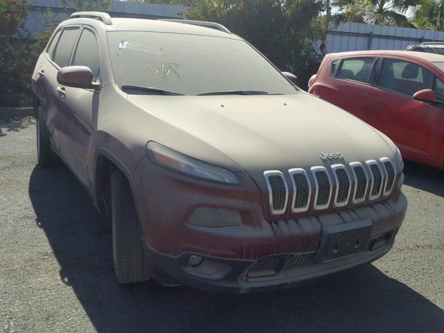 1C4PJLCB3FW676815 - 2015 JEEP CHEROKEE L RED photo 1