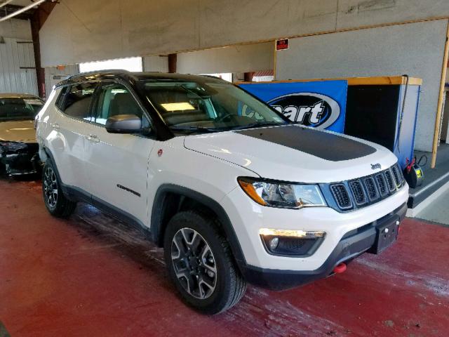 3C4NJDDB6KT671247 - 2019 JEEP COMPASS TR WHITE photo 1