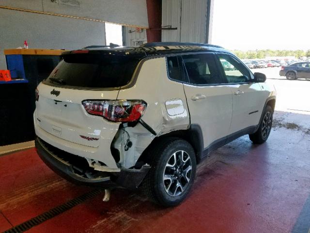 3C4NJDDB6KT671247 - 2019 JEEP COMPASS TR WHITE photo 4