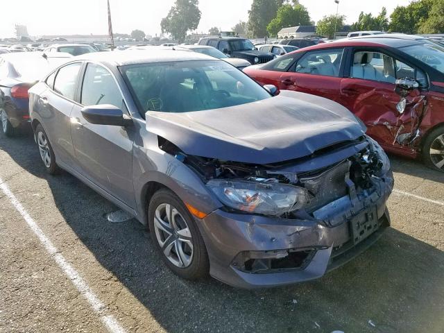 2HGFC2F53GH557492 - 2016 HONDA CIVIC LX GRAY photo 1