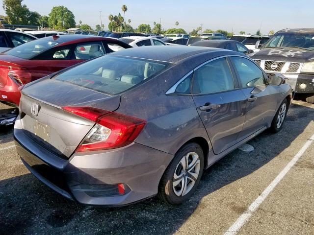 2HGFC2F53GH557492 - 2016 HONDA CIVIC LX GRAY photo 4