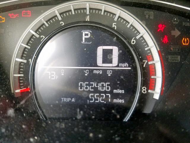 2HGFC2F53GH557492 - 2016 HONDA CIVIC LX GRAY photo 8