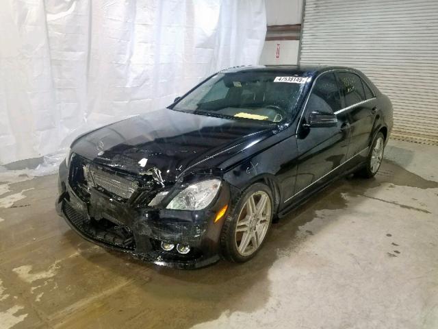 WDDHF7CB9AA079144 - 2010 MERCEDES-BENZ E 550 BLACK photo 2