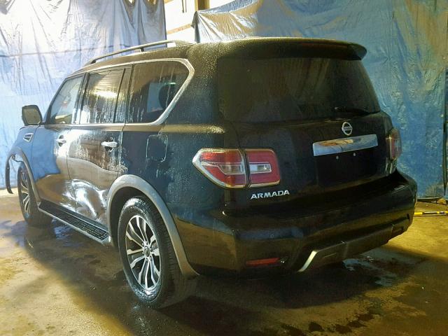 JN8AY2NC1K9581572 - 2019 NISSAN ARMADA SL BLACK photo 3