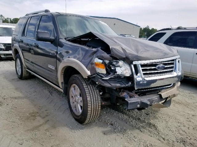 1FMEU74877UB18550 - 2007 FORD EXPLORER E BROWN photo 1