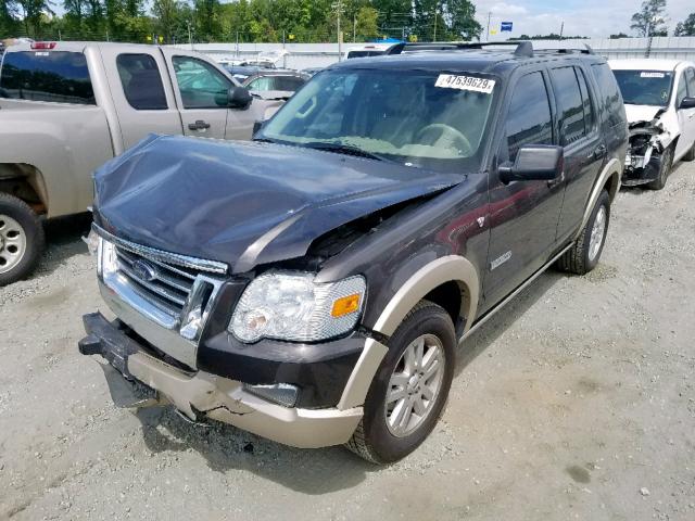 1FMEU74877UB18550 - 2007 FORD EXPLORER E BROWN photo 2