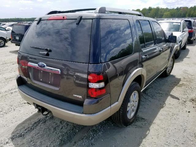 1FMEU74877UB18550 - 2007 FORD EXPLORER E BROWN photo 4