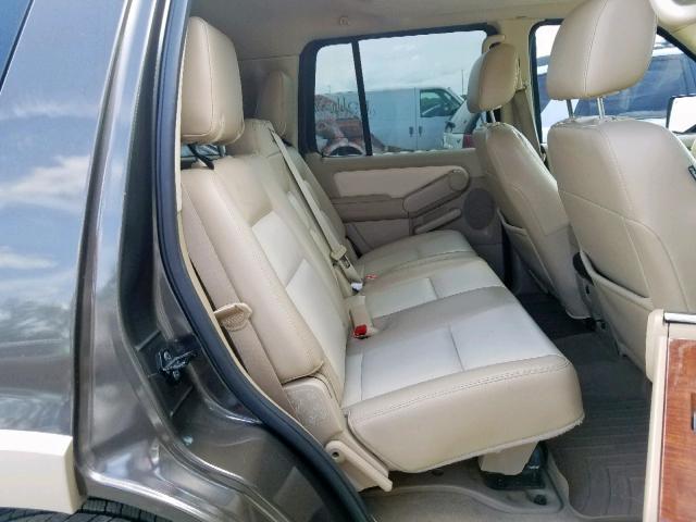 1FMEU74877UB18550 - 2007 FORD EXPLORER E BROWN photo 6