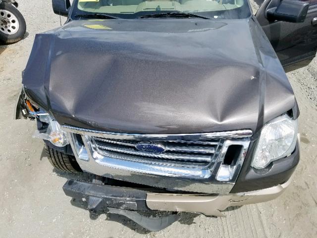 1FMEU74877UB18550 - 2007 FORD EXPLORER E BROWN photo 7