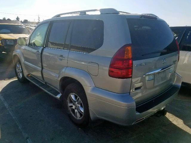 JTJBT20X240033884 - 2004 LEXUS GX 470 SILVER photo 3