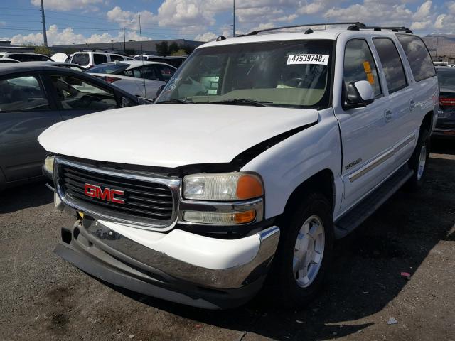 1GKEC16Z85R151748 - 2005 GMC YUKON XL C WHITE photo 2