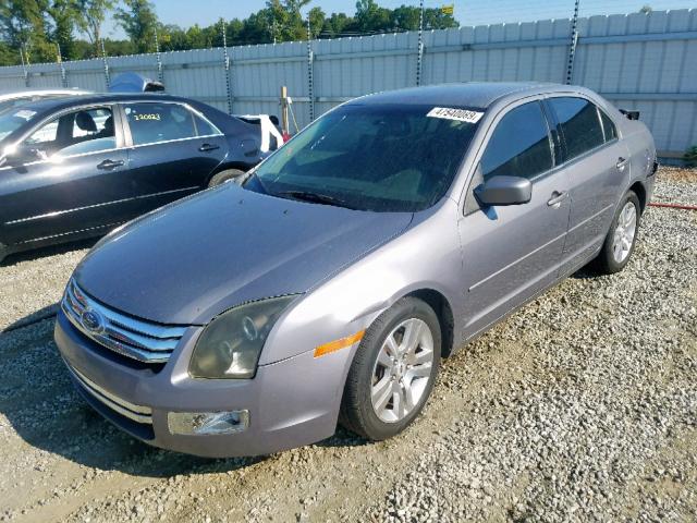 3FAFP08186R115527 - 2006 FORD FUSION SEL GRAY photo 2