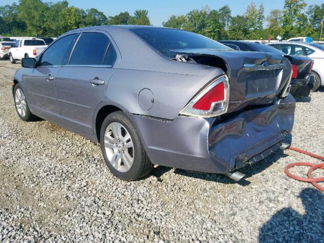 3FAFP08186R115527 - 2006 FORD FUSION SEL GRAY photo 3