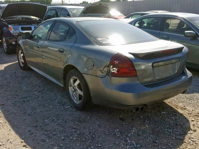 2G2WS522441270668 - 2004 PONTIAC GRAND PRIX GRAY photo 3