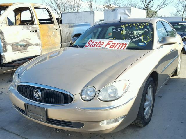 2G4WD532451312967 - 2005 BUICK LACROSSE C GOLD photo 2