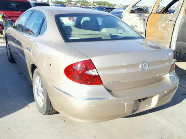 2G4WD532451312967 - 2005 BUICK LACROSSE C GOLD photo 3