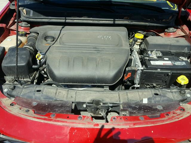 1C3CDFBA2DD332518 - 2013 DODGE DART SXT RED photo 7