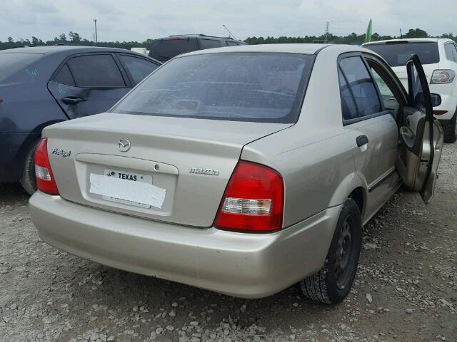 JM1BJ225430167489 - 2003 MAZDA PROTEGE DX TAN photo 4