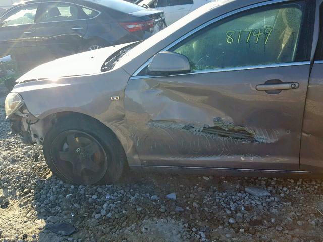 1G1ZH57B88F197649 - 2008 CHEVROLET MALIBU 1LT 金色 照片 9