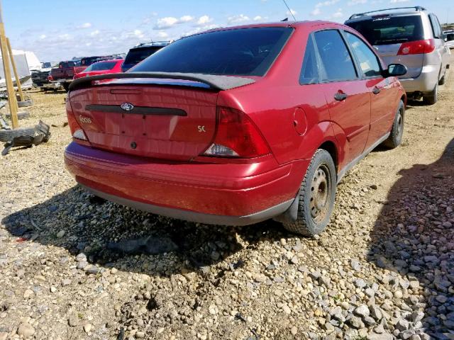 1FAFP34333W297218 - 2003 FORD FOCUS SE C RED photo 4