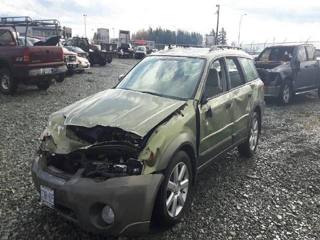 4S4BP61C967304942 - 2006 SUBARU LEGACY OUT GREEN photo 2