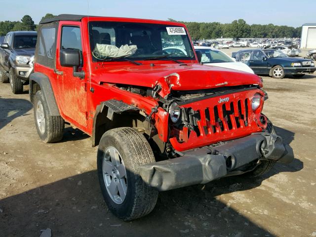 1C4AJWAG8FL601941 - 2015 JEEP WRANGLER S RED photo 1