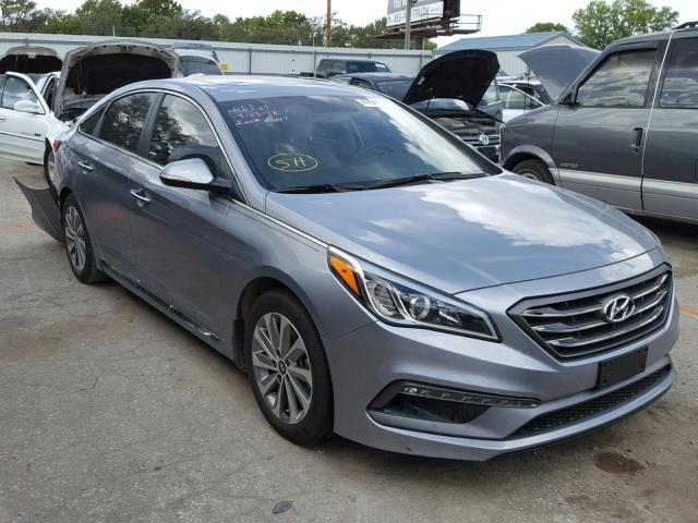 5NPE34AF6HH592350 - 2017 HYUNDAI SONATA SPO SILVER photo 1