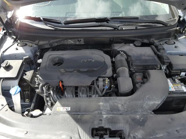 5NPE34AF6HH592350 - 2017 HYUNDAI SONATA SPO SILVER photo 7