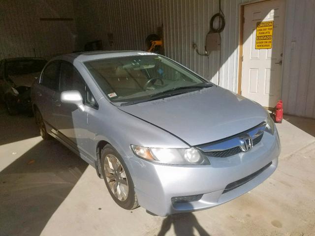 2HGFA16989H321071 - 2009 HONDA CIVIC EXL 银色 照片 1