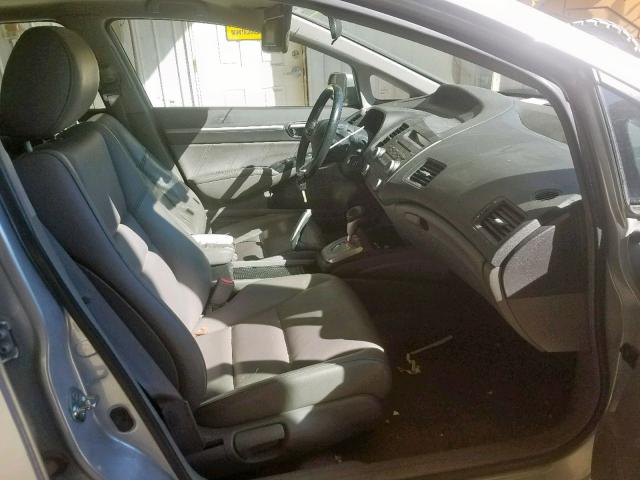 2HGFA16989H321071 - 2009 HONDA CIVIC EXL 银色 照片 5