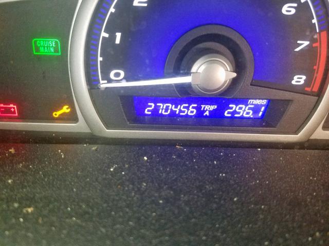 2HGFA16989H321071 - 2009 HONDA CIVIC EXL 银色 照片 8