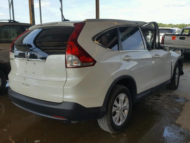 5J6RM3H78EL026831 - 2014 HONDA CR-V EXL WHITE photo 4