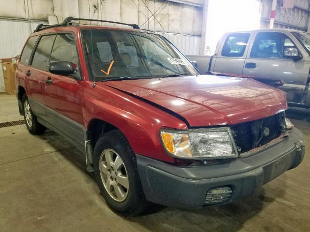 JF1SF6358XH721993 - 1999 SUBARU FORESTER L MAROON photo 1