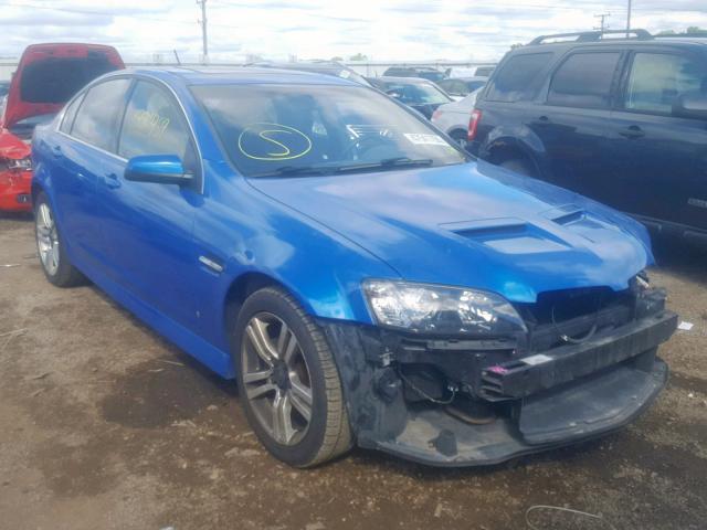 6G2ER57749L237105 - 2009 PONTIAC G8 BLUE photo 1