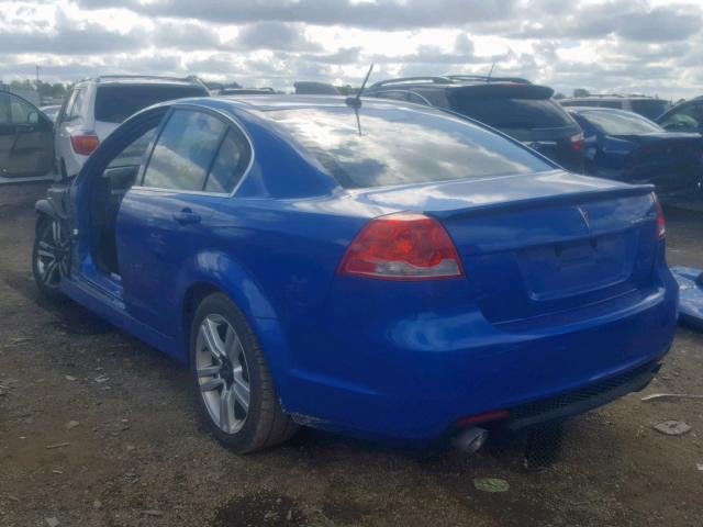 6G2ER57749L237105 - 2009 PONTIAC G8 BLUE photo 3