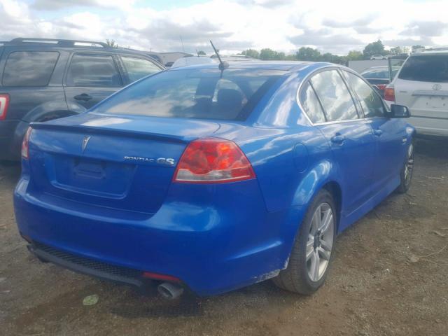 6G2ER57749L237105 - 2009 PONTIAC G8 BLUE photo 4