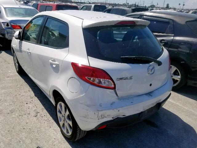 JM1DE1LZ7D0160305 - 2013 MAZDA MAZDA2 WHITE photo 3