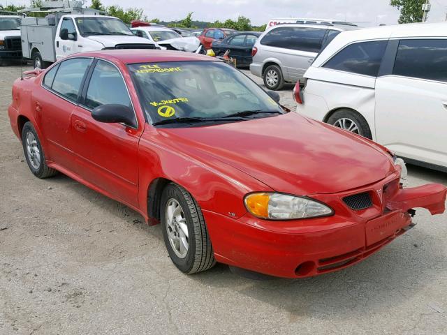 1G2NF52E14C240774 - 2004 PONTIAC GRAND AM S RED photo 1