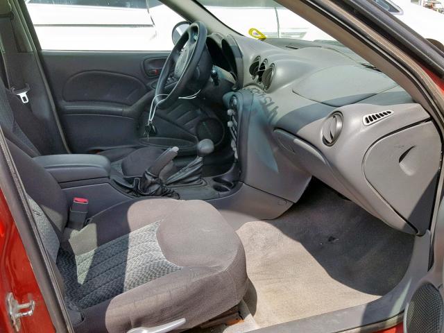 1G2NF52E14C240774 - 2004 PONTIAC GRAND AM S RED photo 5