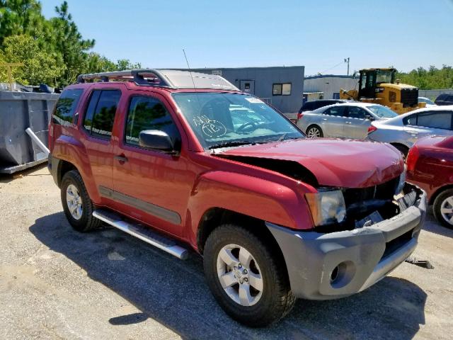 5N1AN0NU3DN820739 - 2013 NISSAN XTERRA X RED photo 1