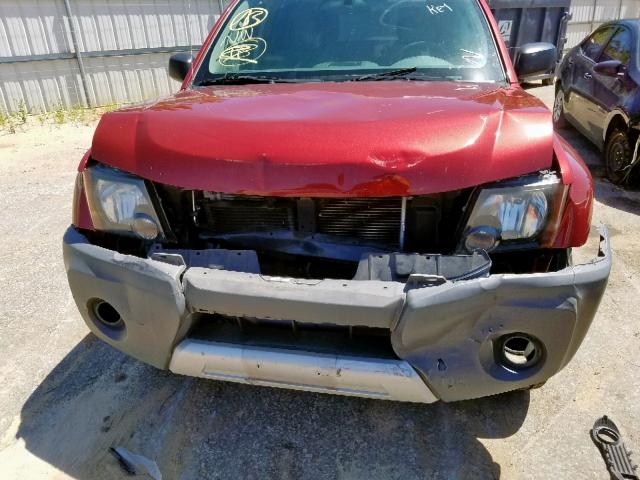 5N1AN0NU3DN820739 - 2013 NISSAN XTERRA X RED photo 9