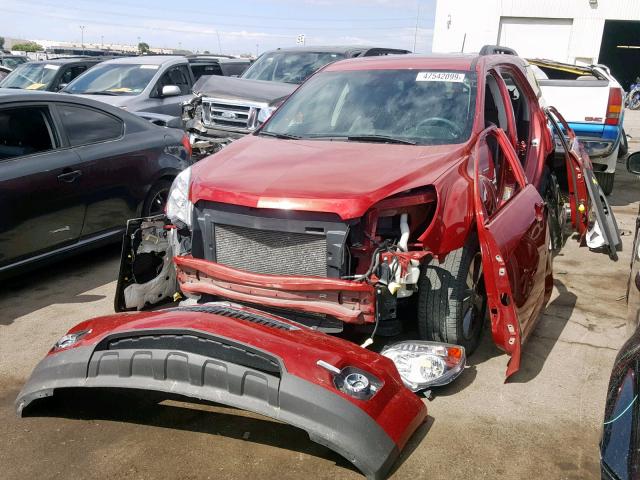 2GNFLGEK6F6254968 - 2015 CHEVROLET EQUINOX LT RED photo 2