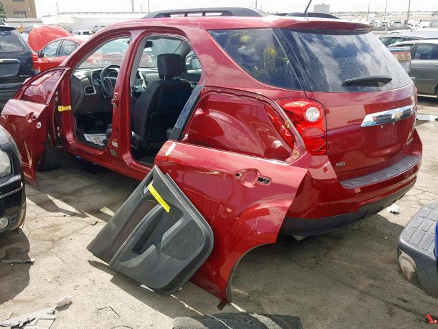 2GNFLGEK6F6254968 - 2015 CHEVROLET EQUINOX LT RED photo 3