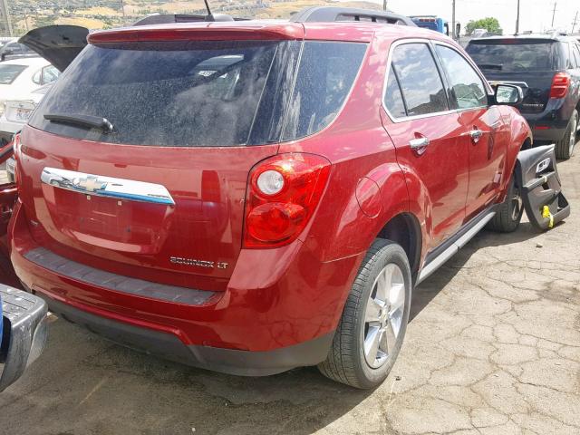 2GNFLGEK6F6254968 - 2015 CHEVROLET EQUINOX LT RED photo 4